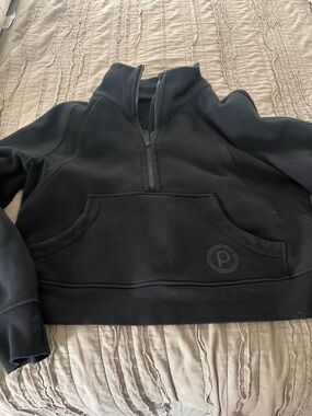 Lululemon/Pure Barre cropped scuba sweatshirt